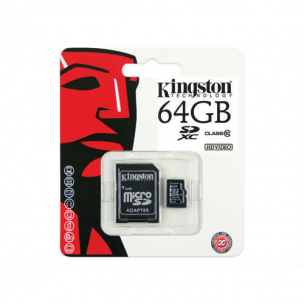 Карта памяти MicroSDHC KINGSTON TransFlash 64GB Class 10 UHS-I